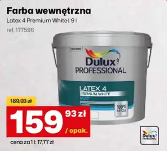 Farba wewnętrzna Latex 4 Premium White