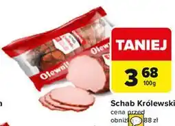 Carrefour Market Olewnik Schab Królewski oferta