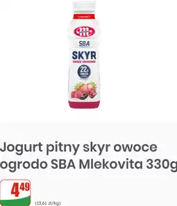 Dino Jogurt pitny skyr owoce ogrodo SBA Mlekovita oferta