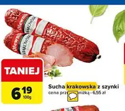 Carrefour Market Sucha krakowska z szynki Olewnik oferta