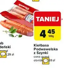 Carrefour Market Olewnik Kiełbasa Podwawelska z Szynki oferta