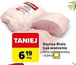 Carrefour Market Szynka Biała bez wędzenia Olewnik oferta