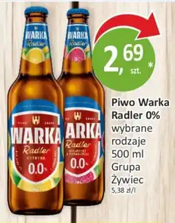 Sklepy S Piwo Warka Radler 0% oferta