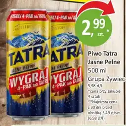 Sklepy S Piwo Tatra Jasne Pełne oferta