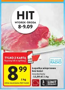 Intermarche Łopatka wieprzowa bez kości oferta