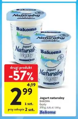 Intermarche Jogurt naturalny Bakoma Gęsty oferta