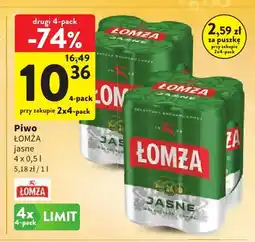 Intermarche Piwo Łomża 4-pak oferta