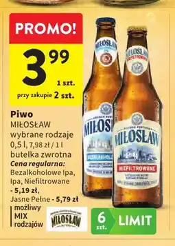 Intermarche Piwo bezalkoholowe Miłosław IPA oferta