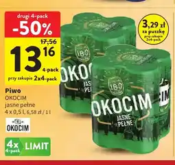 Intermarche Piwo Okocim 4-pak oferta