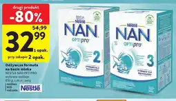 Intermarche Odżywcza formuła na bazie mleka Nestlé NAN Optipro 2 oferta