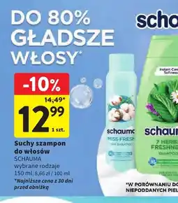 Intermarche Suchy szampon do włosów Schauma oferta