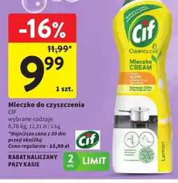 Intermarche Mleczko do czyszczenia Cif oferta