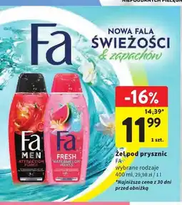 Intermarche Żel pod prysznic Fa Men Attraction Force oferta