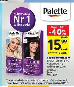 Intermarche Farba do włosów Palette Intensive Color Creme 10-2 oferta