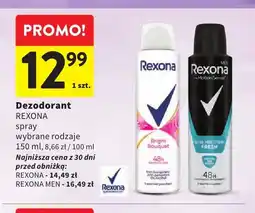 Intermarche Dezodorant w sprayu Rexona Bright Bouquet oferta