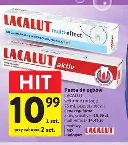 Intermarche Pasta do zębów Lacalut aktiv oferta