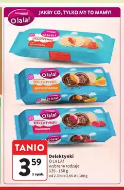 Intermarche Ciastka Delektynki truskawkowe O la la! oferta