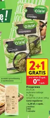 Intermarche Przyprawa bazylia suszona O La La! oferta