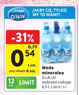 Intermarche Woda mineralna O La La! oferta