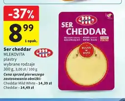 Intermarche Ser cheddar w plastrach Mlekovita oferta