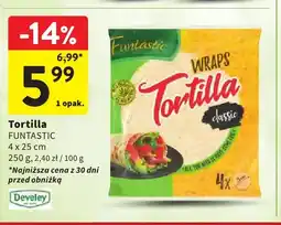 Intermarche Tortilla Funtastic 4-pak 25 cm oferta