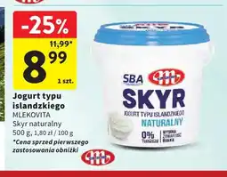 Intermarche Jogurt typu islandzkiego Skyr naturalny Mlekovita oferta