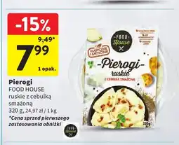 Intermarche Pierogi ruskie z cebulką smażoną Food House oferta