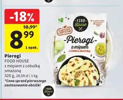 Intermarche Pierogi z mięsem z cebulką smażoną Food House oferta