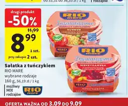 Intermarche Sałatka z tuńczykiem Insalatissime Kuskus Rio Mare oferta