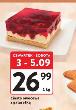 Intermarche Ciasto owocowe z galaretką oferta