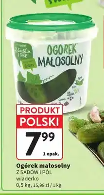 Intermarche Ogórki małosolne Z Sadów i Pól wiaderko oferta