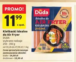 Intermarche Kiełbaski idealne do Air Fryer białe Duda oferta