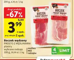 Intermarche Boczek surowy wędzony w plastrach Prosto z Wędliniarni oferta
