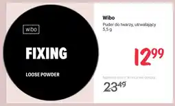 Rossmann Puder do twarzy utrwalający Wibo oferta