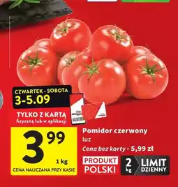 Intermarche Pomidory czerwone polskie oferta