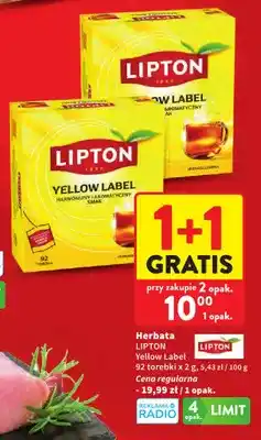 Intermarche Herbata Lipton Yellow Label oferta