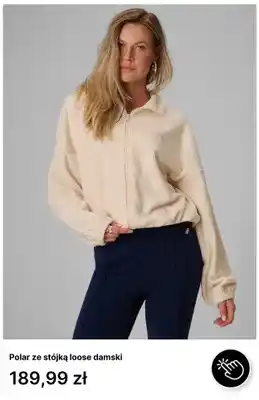 Polar ze stójką loose damski 4F
