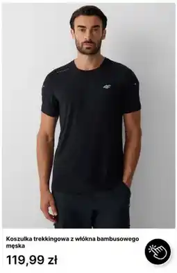 4F Koszulka trekkingowa z włókna bambusowego męska 4F oferta