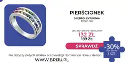 Briju Pierścionek srebro cyrkonia Briju PO921-101 oferta