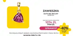 Briju Zawieszka złoto 585 brylant Briju B1036-107 oferta