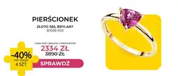 Briju Pierścionek złoto 585 brylant Briju B1036-100 oferta