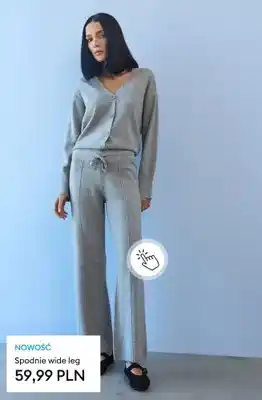 Sinsay Spodnie wide leg oferta