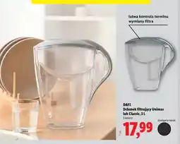 Lidl Dzbanek filtrujący Dafi Unimax oferta