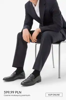 Ryłko Czarne mokasyny premium oferta