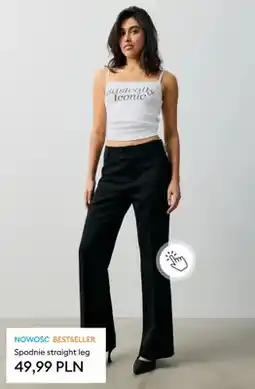 Sinsay Spodnie straight leg oferta
