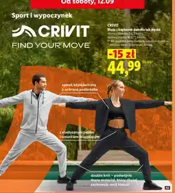 Lidl Bluza z kapturem męska Crivit oferta