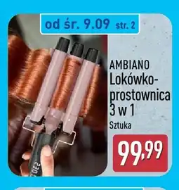 ALDI Lokówko-prostownica 3 w 1 Ambiano oferta