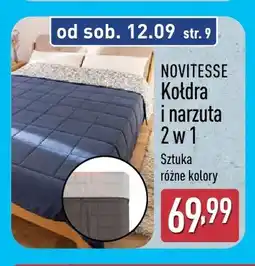 ALDI Kołdra i narzuta 2 w 1 NOVITESSE oferta
