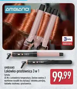 ALDI Lokówko-prostownica 3 w 1 Ambiano oferta