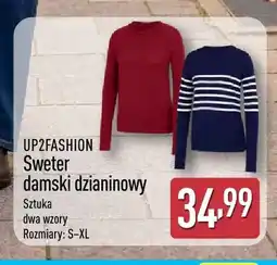 ALDI Sweter damski dzianinowy UP2FASHION oferta